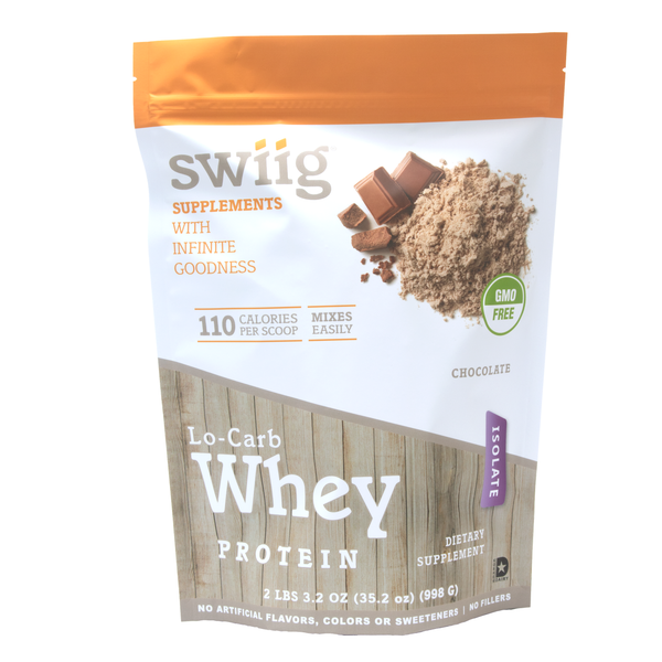 Chocolate Lo-Carb Whey Protein Isolate - swiig