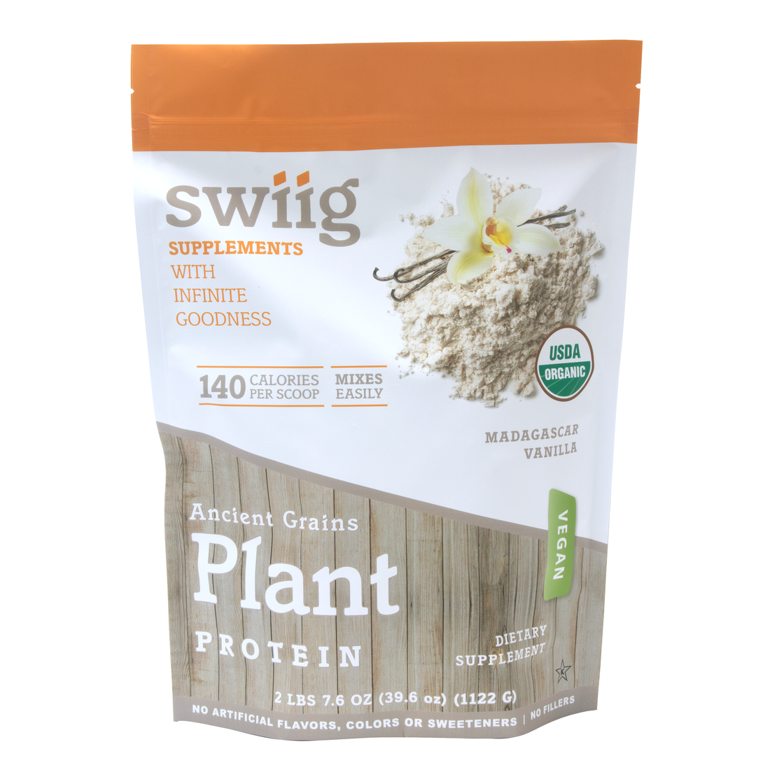Organic Vanilla Ancient Grains Plant Protein - swiig